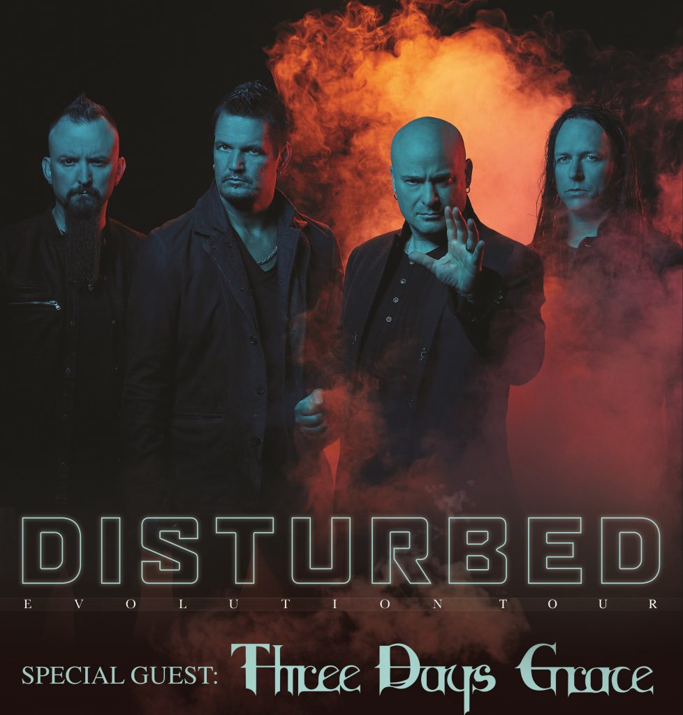 Disturbed Announces Evolution World Tour Coming To Mohegan Sun Arena On