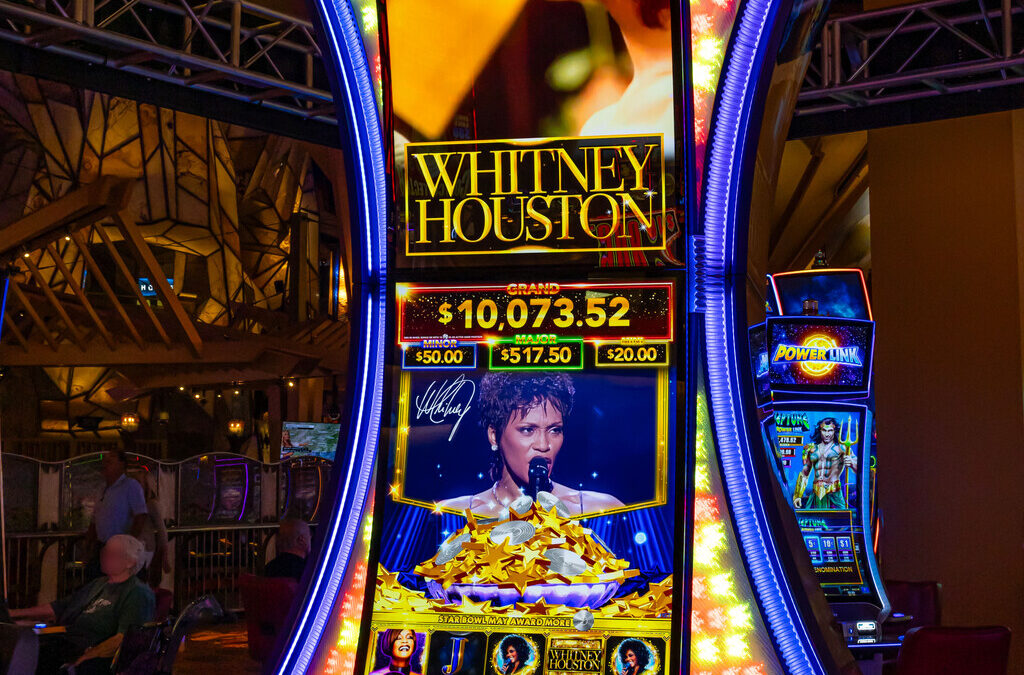 Whitney Houston Slots go live at Mohegan Sun!