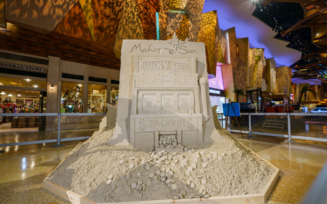 Mohegan Sun Unveils Large Sand Sculpture Celebrating Mohegan Heritage and Summer Spirit
