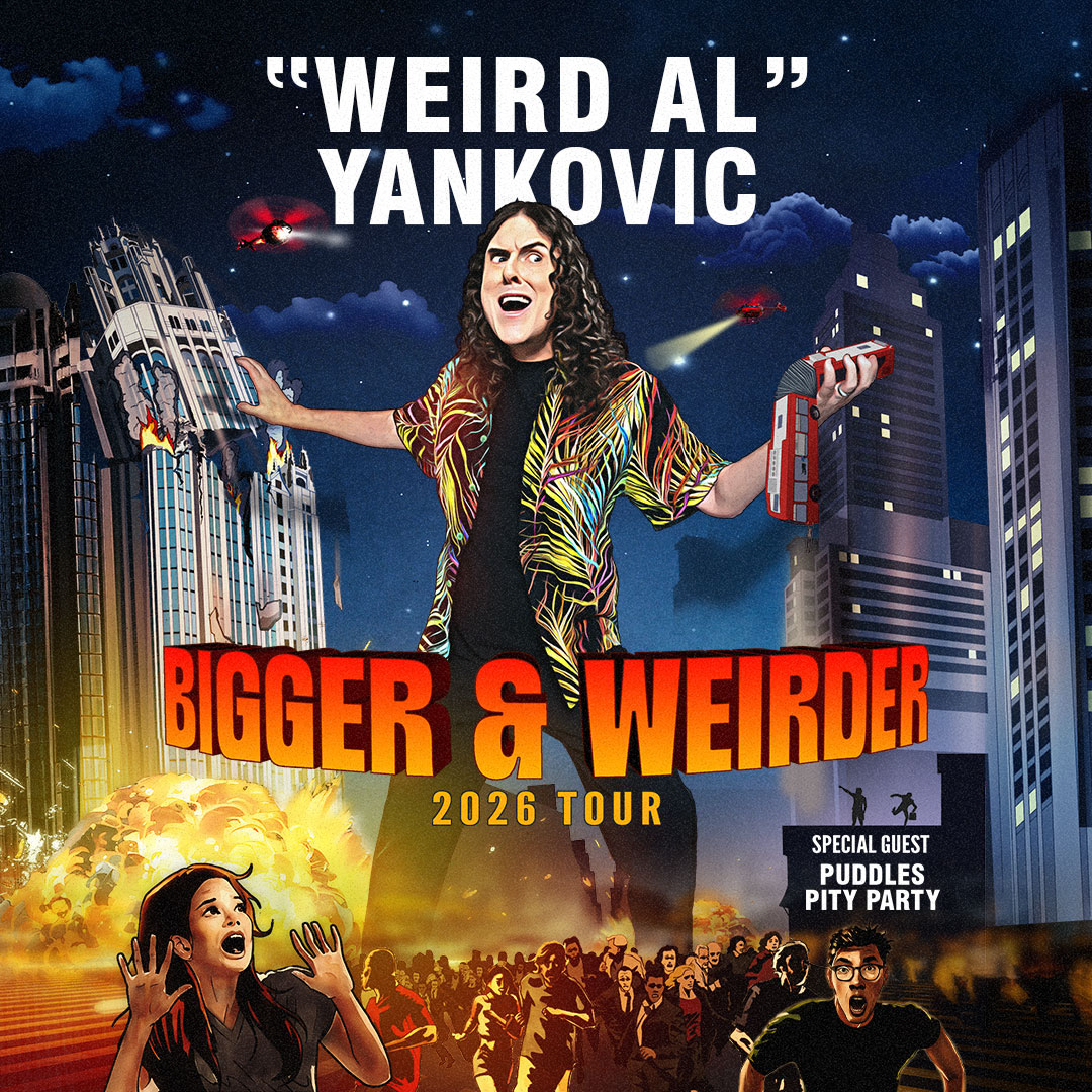 Weird Al” Yankovic Announces Massive 2026 Tour - Mohegan Sun Newsroom